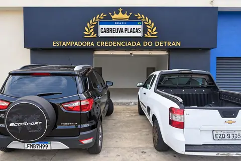 Fachada da Cabreúva Placas, em Cabreúva